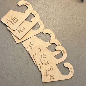 Wooden Baby Closet Dividers